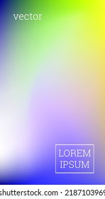 Tapa brillante o diseño de fondo. Color rosa, verde, amarillo, rojo, azul, violeta. Conjunto mínimo de colores líquidos. Resumen de papel pintado brillante. Cubierta tecnológica. Diseño de plantillas móviles.