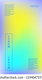 Bright cover or background design. Pink, green, yellow, red, blue, purple color. Minimal set of liquid colors. Abstract bright wallpaper. Technology cover. Mobile template design.