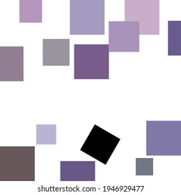 bright crystal colorful rectangles with white background 