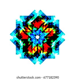 Bright crystal star
