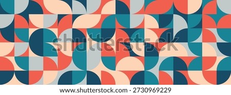 bright curve seamless pattern abstract geometric mid 