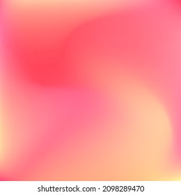 Bright Curve Vibrant Fluid Design Picture. Watercolor Sunrise Flow Sunset Pink Gradient Background. Pastel Red Liquid Color Orange Wallpaper. Trendy Warm Yellow Peach Neon Swirl Gradient Mesh.