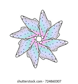 bright cute circular abstraction or logo