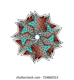 bright cute circular abstraction or logo