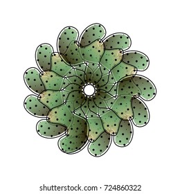 bright cute circular abstraction or logo