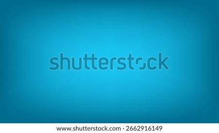 Bright cyan blue gradient background with soft center glow, ideal for modern digital use and abstract visual concepts
