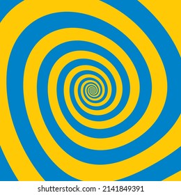 Bright cyan gold color paint wave mix unity drawn modern web art concept curvy burst artist logo decor print style. Closeup view social dizzy liquid fluid flow cycle explosion design text space card