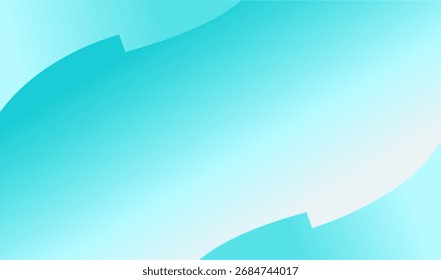 Bright cyan and light blue gradient background template