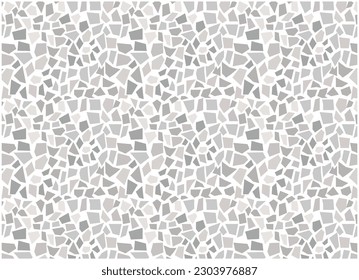 Hell und dunkel abstrakter Mosaikhintergrund.Nahtlose Dreiecke quadratisches Muster, Vektorgrafik-Mosaik.