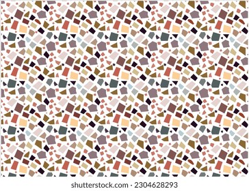Fondo de mosaico multicolor abstracto brillante y oscuro.patrón cuadrado sin fisuras de triángulos, mosaico de ilustración de formas geométricas vectoriales.