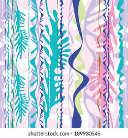 Bright decorative abstract background with spots, seamless pattern.