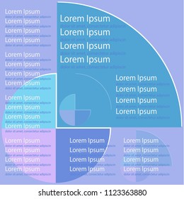 bright design of company presentation, template, vector illustration
