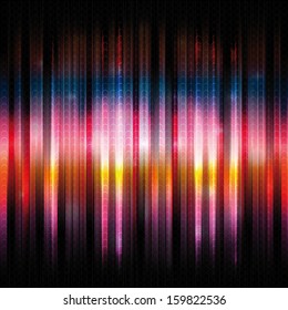 Bright disco background of strips