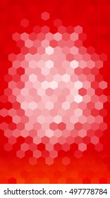 bright disco party background. hexagon vector pattern for design