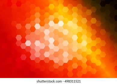 bright disco party background. hexagon vector pattern for design
