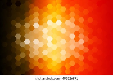 bright disco party background. hexagon vector pattern for design