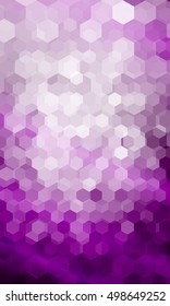 bright disco party background. purple color. hexagon vector pattern for design