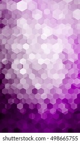 bright disco party background. purple color. hexagon vector pattern for design