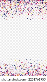 Bright Dot Background Transparent Vector. Confetti Shrovetide Card. Colorful Fest. Multicolored Element Fiesta. Circle Event Design.