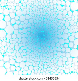 bright dots of water concept