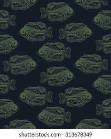 bright drawn graphics fish