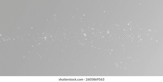 Bright dust particles. Light effect.