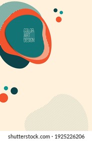 Formas luminosas, dinámicas y fluidas. Patrón de fondo geométrico colorido. Plantilla para diseño, volante o presentación corporativo. Ilustración del vector
