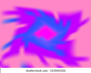 Bright, dynamic, psychedelic background. Vector illustration. Bright blue-violet colors