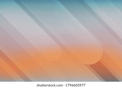 Formas dinámicas luminosas sobre un fondo abstracto y borroso. Fondo de pantalla de diseño de concepto moderno. Ilustración vectorial eps10