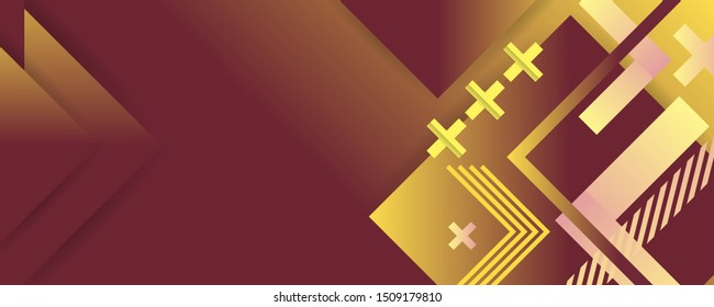 Bright dynamic simple geometric abstract final sale banner vector banner design. Color creative 3d universe with lines, dots