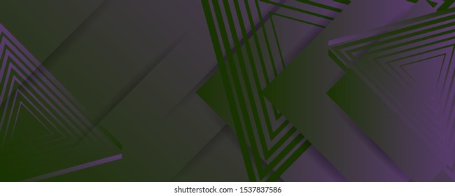 Bright dynamic simple geometric abstract banner vector banner design. Color creative 3d universe with lines, dots