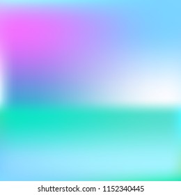 Bright eco gradient. Abstract gradient mesh background.Multicolor blurry blend. Smooth colors texture. Beautiful natural light. Vibrant blur iridescent design. Bright soft gradient. Pastel element.