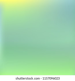 Bright eco gradient. Abstract gradient mesh background.Multicolor blurry blend. Smooth colors texture. Beautiful natural light. Vibrant blur iridescent design. Bright soft gradient. Pastel element.