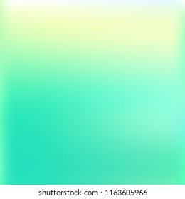 Bright eco gradient. Abstract gradient mesh background.Multicolor blurry blend. Smooth colors texture. Beautiful natural light. Vibrant blur iridescent design. Bright soft gradient. Pastel element.