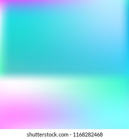 Bright eco gradient. Abstract gradient mesh background.Multicolor blurry blend. Smooth colors texture. Beautiful natural light. Vibrant blur iridescent design. Bright soft gradient. Pastel element.
