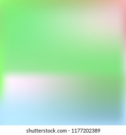 Bright eco gradient. Abstract gradient mesh background.Multicolor blurry blend. Smooth colors texture. Beautiful natural light. Vibrant blur iridescent design. Bright soft gradient. Pastel element.