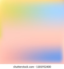Bright eco gradient. Abstract gradient mesh background.Multicolor blurry blend. Smooth colors texture. Beautiful natural light. Vibrant blur iridescent design. Bright soft gradient. Pastel element.
