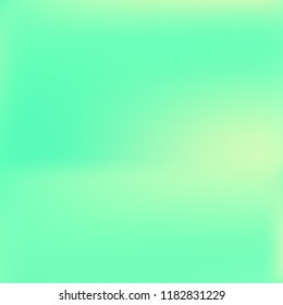 Bright eco gradient. Abstract gradient mesh background.Multicolor blurry blend. Smooth colors texture. Beautiful natural light. Vibrant blur iridescent design. Bright soft gradient. Pastel element.
