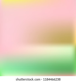 Bright eco gradient. Abstract gradient mesh background.Multicolor blurry blend. Smooth colors texture. Beautiful natural light. Vibrant blur iridescent design. Bright soft gradient. Pastel element.