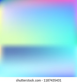 Bright eco gradient. Abstract gradient mesh background.Multicolor blurry blend. Smooth colors texture. Beautiful natural light. Vibrant blur iridescent design. Bright soft gradient. Pastel element.
