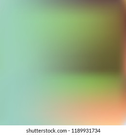 Bright eco gradient. Abstract gradient mesh background.Multicolor blurry blend. Smooth colors texture. Beautiful natural light. Vibrant blur iridescent design. Bright soft gradient. Pastel element.