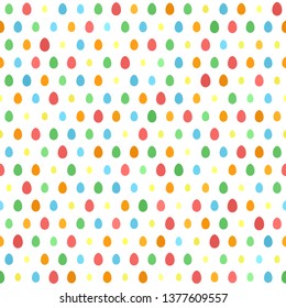 Bright egg pattern. Seamless vector background