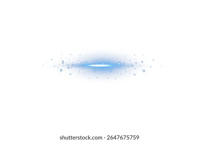 Brillante haz de luz azul eléctrico con brillo y llamarada. Video Ideal para el diseño de HUD, proyectos de ciencia ficción, efectos brillantes, transiciones o ilustraciones de tecnología digital con rayas de movimiento y energía.