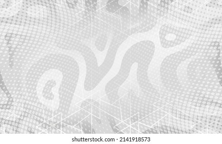 Heller, eleganter, moderner Vorlagenhintergrund. Pastellfarben-Präsentationsdesign für Geschäftsmodelle. Weißes futuristisches Vektorlayout-Bildschirmhintergrund. Graustufen-Hintergrund für saubere geometrische Räume.