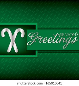 Bright elegant ornament Christmas card in vector format.