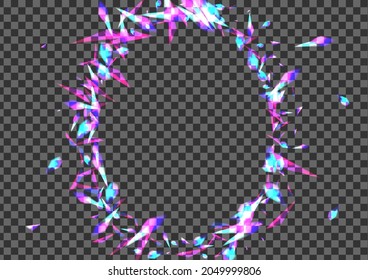 Bright Element Background Transparent Vector. Shimmer Celebration Template. Blur Greeting Wallpaper. Blue Vibrant. Twinkle Reflex Illustration.