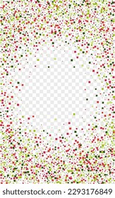 Bright Element Background Transparent Vector. Round Prize Card. Colorful Festive. Multicolored Geometric Wedding. Polka Summer Illustration.