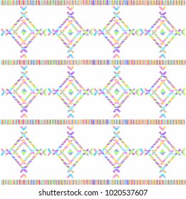bright ethical embroidery. national ornament. ornamental strip. Print for textile, greeting business card, coloring book, phone case 
