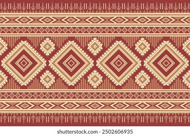 Bright Ethnic Patterns Embroidery. Vintage tribal Navajo Traditional Geometric art Aztec colored.  Design for wallpaper, texture, textile, fabric, clothing,  wrapping, batik, sarong.