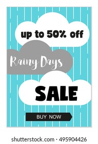 Bright eye catching sale website posters in flat design style. Vector illustrations for social media banners, smart phone or tablet posters, email and newsletter designs, cell phone ads, promotion.